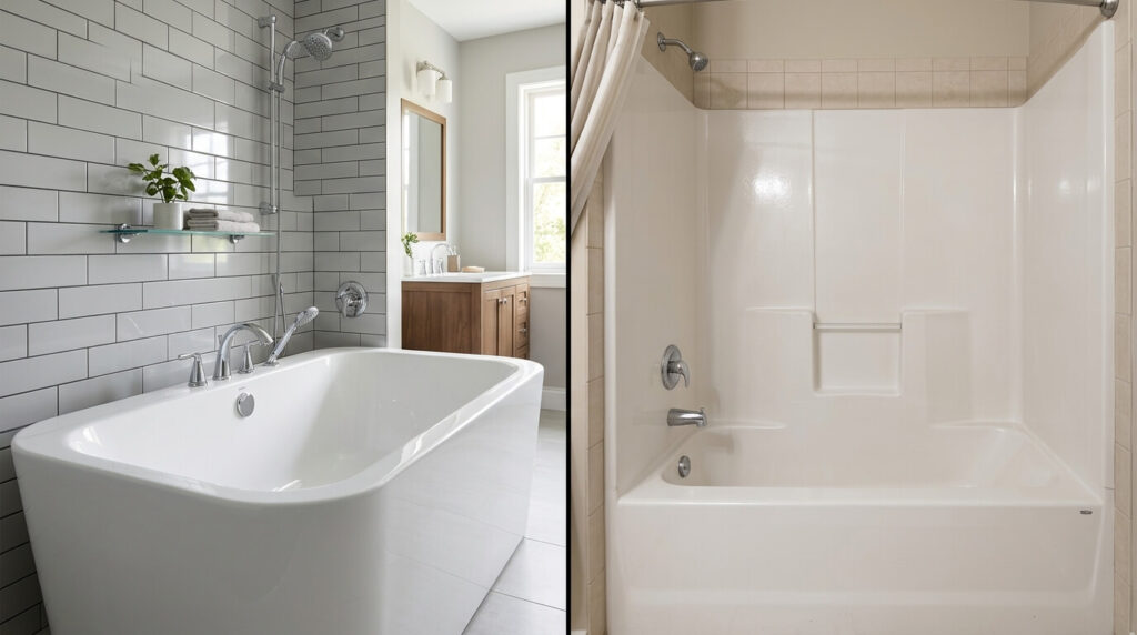 acrylic bathtub