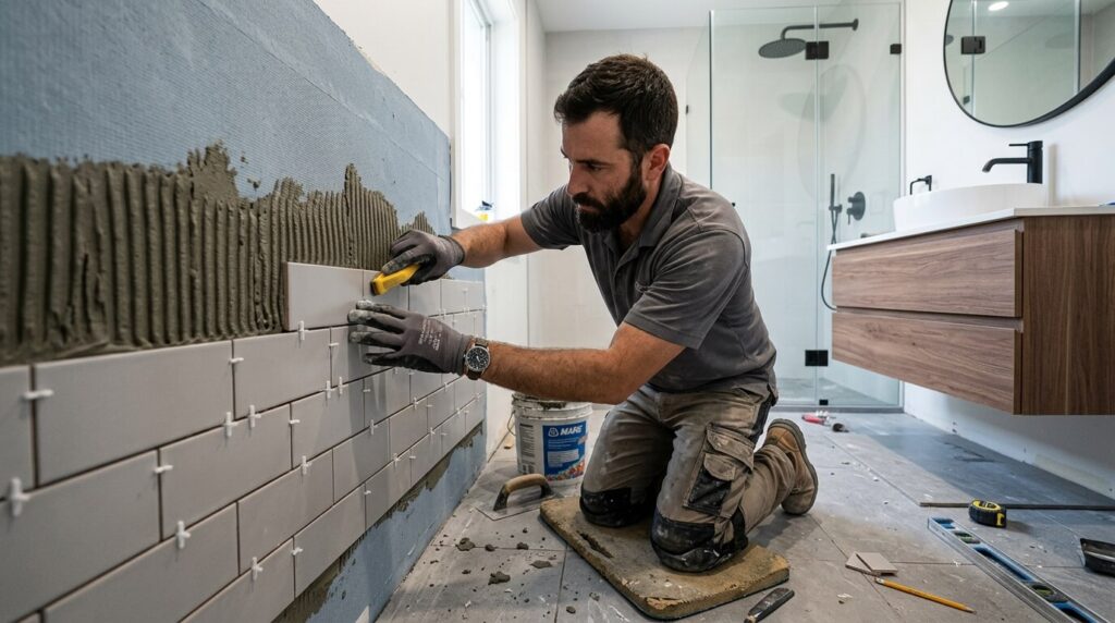 home renovation bathroom timeline