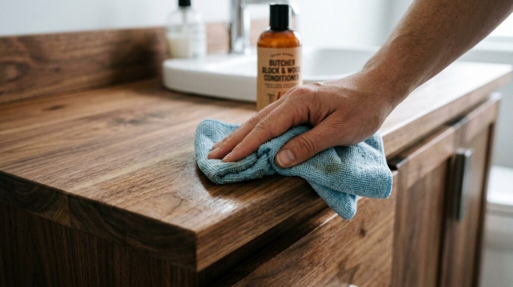  oak bathroom vanity