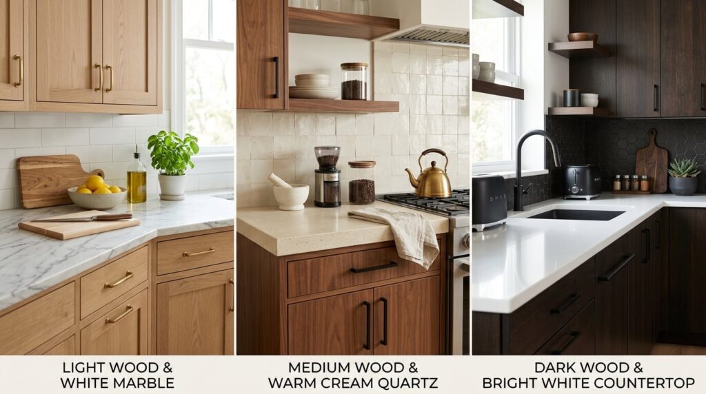 walnut bathroom vanity
