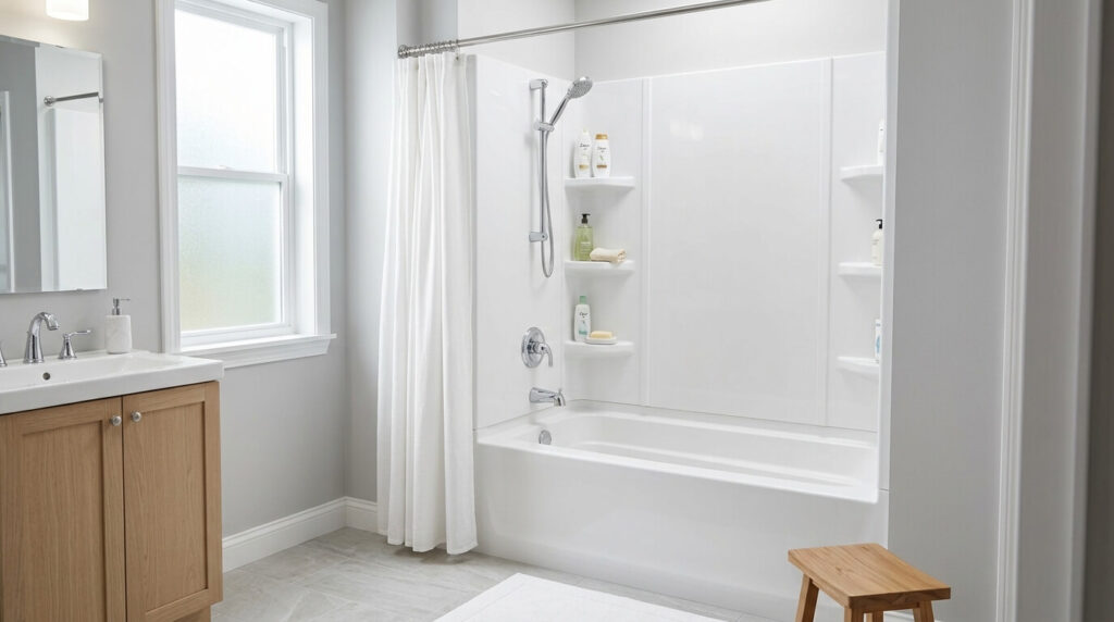how to install a tub surround
