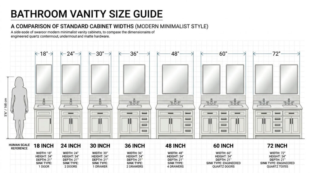 bathroom vanity height