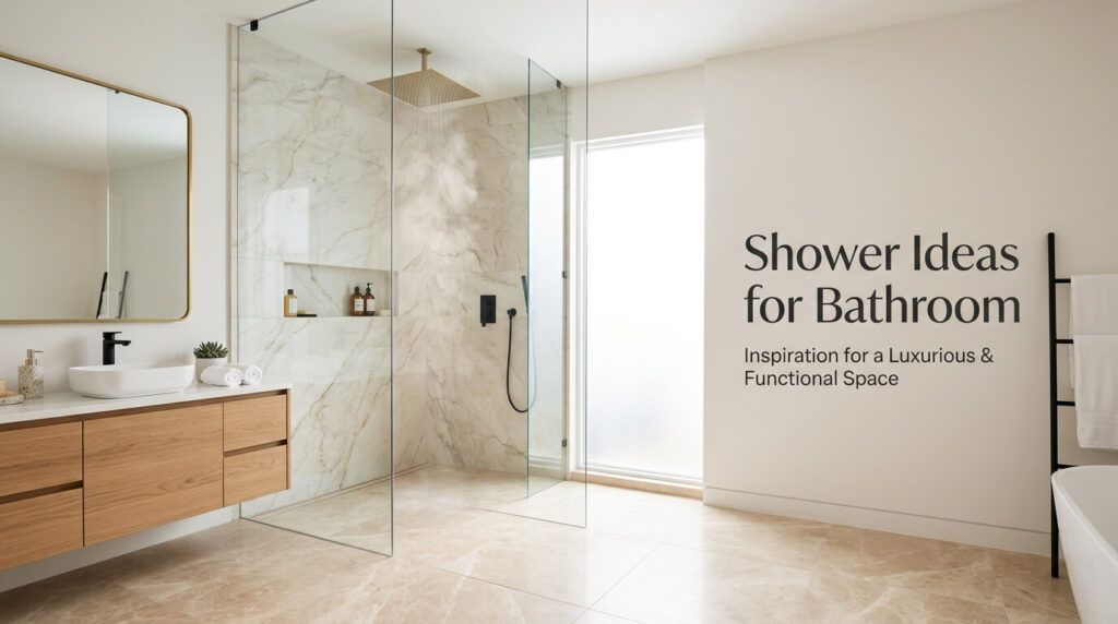 walk in shower ideas for small bathrooms