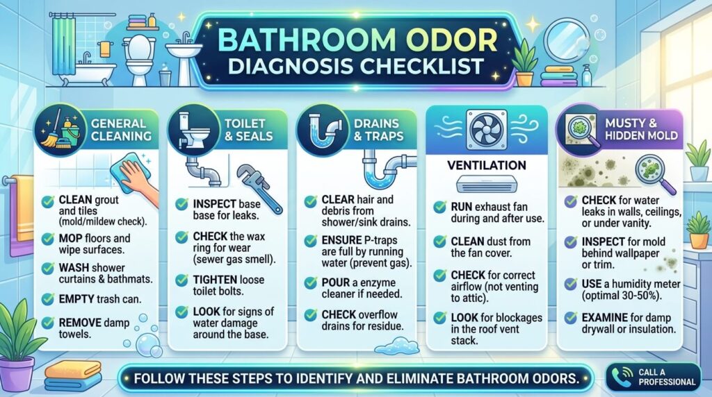 sewer smell in bathroom
