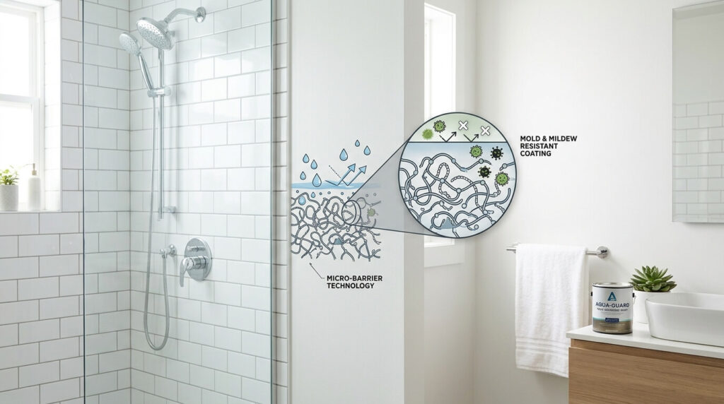 bathroom paint finish