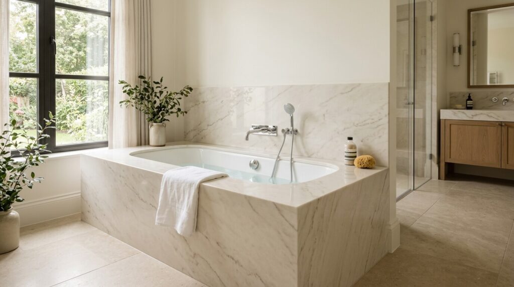 acrylic tub surround
