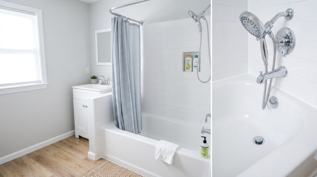 bathroom upgrade on a budget