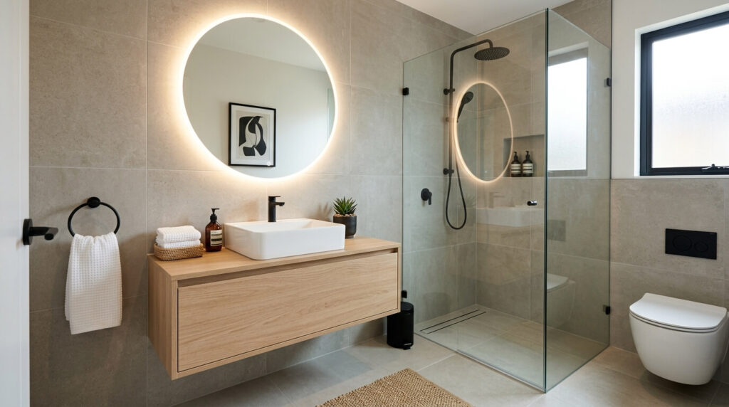 modern guest bathroom
