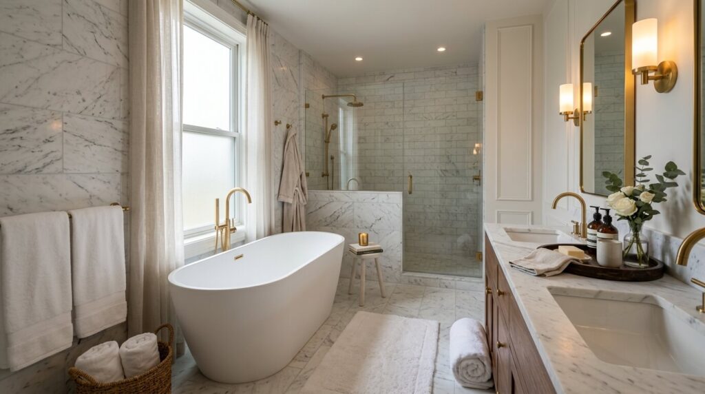 guest bathroom design

