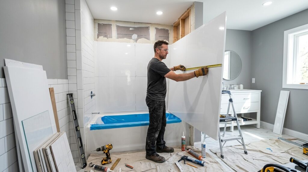 bathtub wall surround