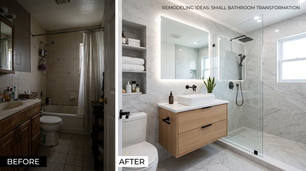 small bathroom remodel