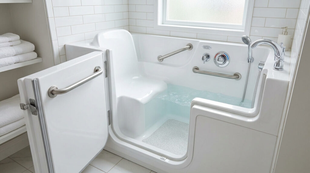 walk-in bathtub