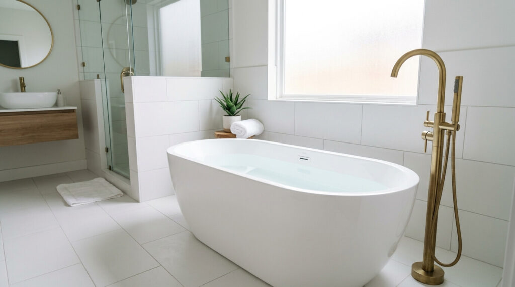 Bathroom tub materials
