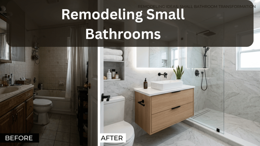 ideas for remodeling small bathrooms