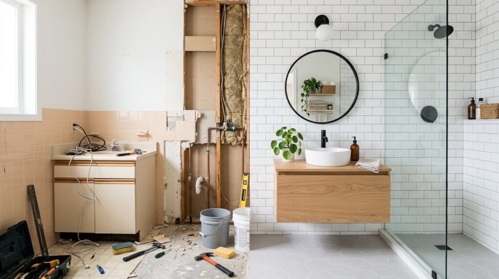 affordable bathroom remodel