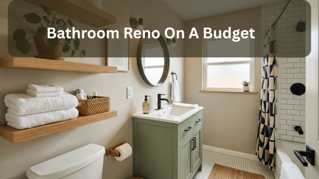 bathroom reno on a budget