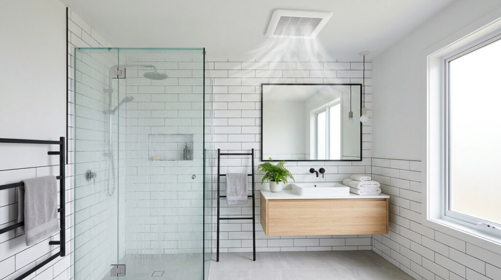 reduce moisture in bathroom