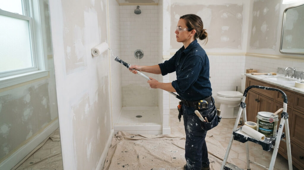 bathroom paint finish