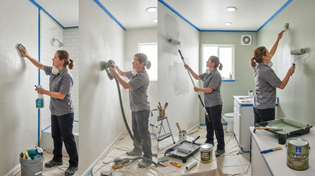 bathroom wall paint
