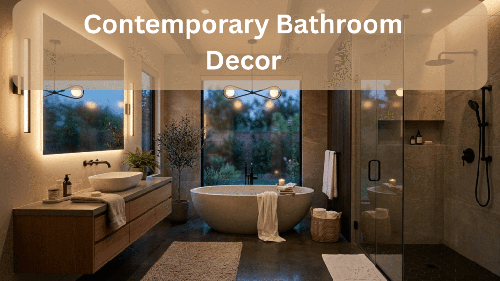 contemporary bathroom decor ideas