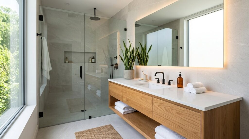 modern contemporary bathroom decor