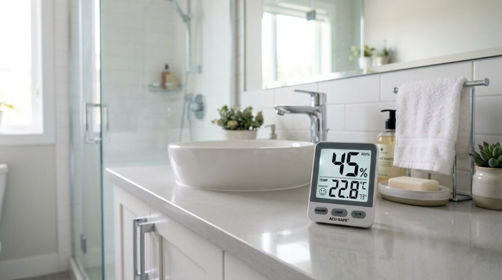 reduce bathroom moisture