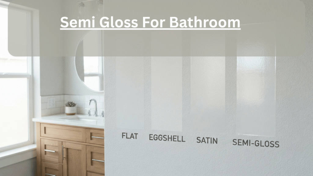 semi gloss for bathroom