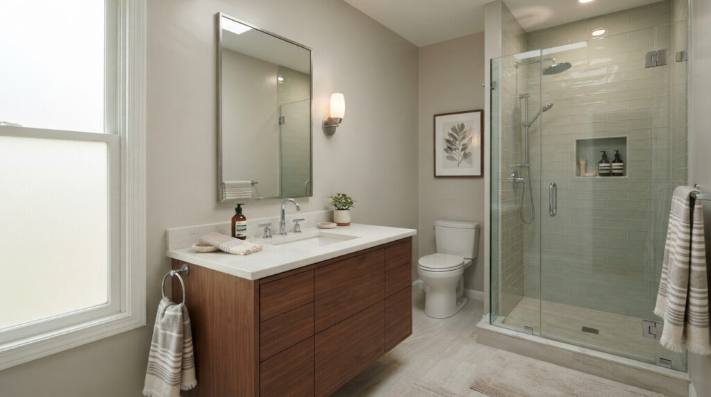 best sheen for bathroom walls